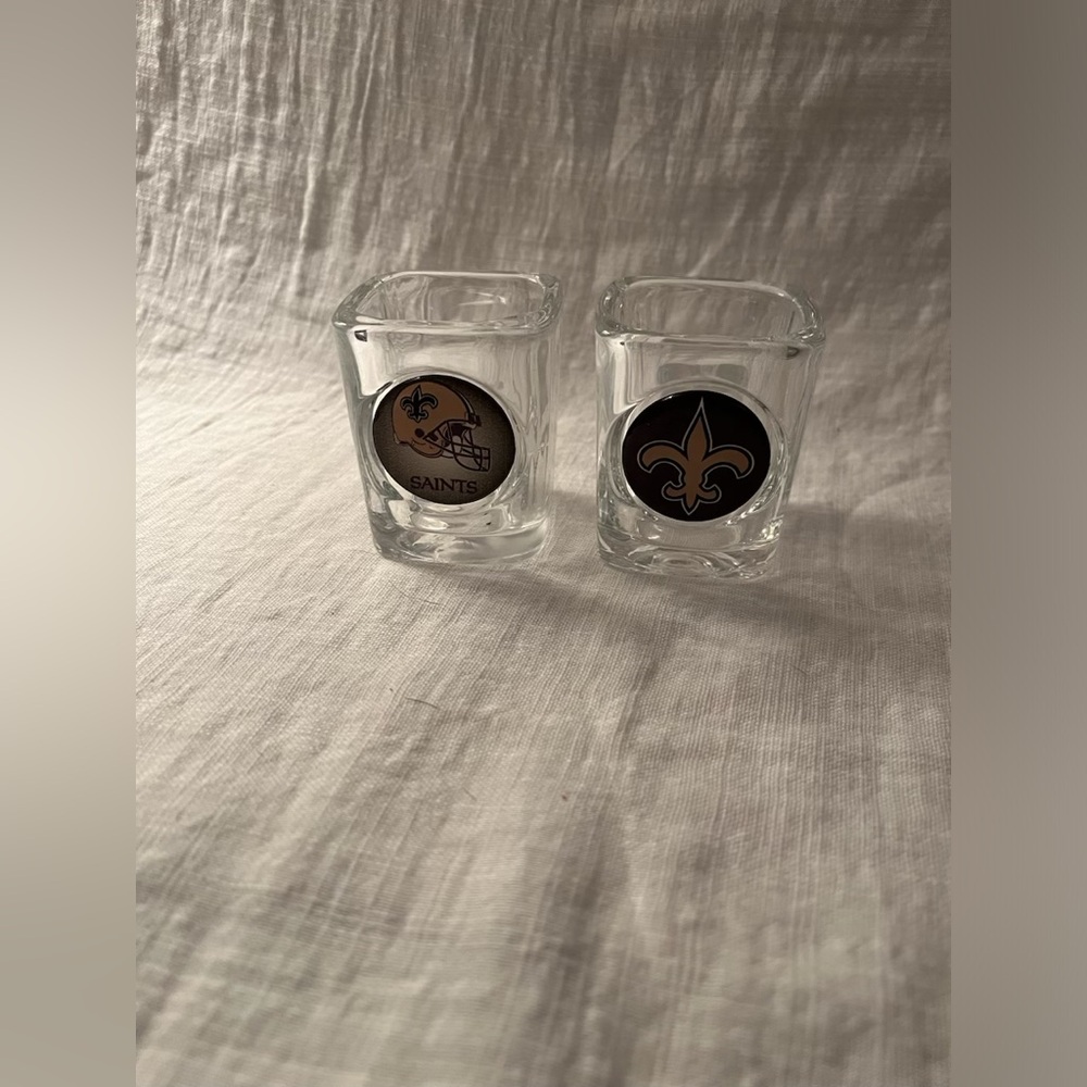 New Orleans Saints Shot Glass Set of 2 NFL
